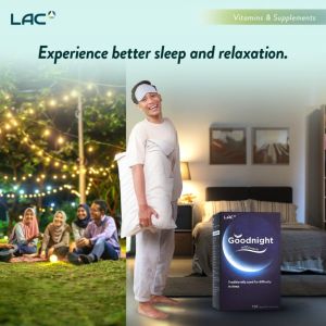 [Exp:01-27] LAC Goodnight (ZZZZ Formula) 100s | Chamomile Sleep Formula Insomnia Jetlag Calm Deep Sleep 01405040