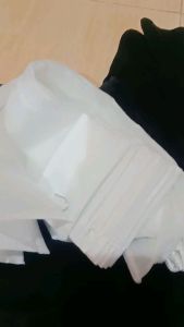 fitras gorden putih polos dalaman gorden hordeng jendela model cantolan