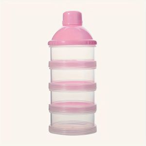 Hộp Đựng Thức Ăn Cho Bé 4 Tầng Xếp Chồng Được Trong Suốt Hộp Đựng Sữa Bột Dụng Cụ Pha Sữa Di Động Cho Trẻ Sơ Sinh