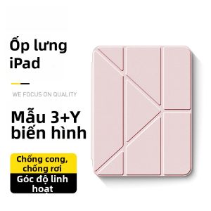 KENKE | Ốp Lưng Chống Sốc Đầy Đủ Bao Bọc Mỏng Nhẹ Chống Cong Có Khe Đựng Bút Gập Ba Điều Chỉnh Được