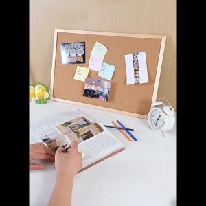 JIANTAI Frame Cork Board for Bulletin Board Home Decor Office School Message Board and Include Installation kit Push pins