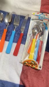 Set Paket Lengkap Sendok Garpu Pisau Stainless Steel Sendok Set Alat Makan Stainless Steel 4 Set