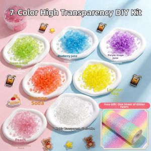 YUGUANG | Colorful High Translucent Rainbow Jelly Changing Color Beads Material 2.6mm