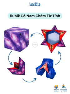 Đồ Chơi Rubik 3D Biến Hình 72 Hình Galaxy Có Nam Châm Magnetic Magic Cube Rubic QY3103: Kỳ quan của cuộc sống