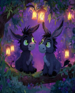 BILIBILI | Oil Painting By Numbers Lovely Animal Couple DIY Number Drawing Canvas Pictures By Numbers Home Decor Large Size