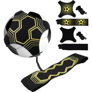 Childrens Kick Soccer Football Balls Solo Practice Skills Training Elastic Adjustable Foosketball Trainer Sport Equipment