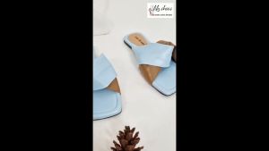 LILY SHOES - Jupiter Sendal Teplek wanita Real Pict Casual Trendy Spon Tebal Berkualitas