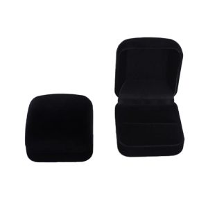 Premium Velvet Ring Storage Box Store Counter Jewelry Display Proposal Wedding Ring Storage Display Box Gift Packaging Box