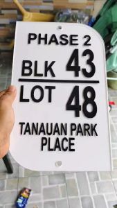 Personalized  House Plate Number/Signage/Marker/Acrylic