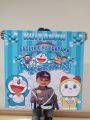 Spanduk / Backdrop Banner Ulang Tahun / Tema Doraemon / Free Custom /. 