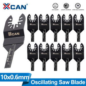 XCAN 1/10/20/50pcs Oscillating Saw Blades Multi Tools Blades High Carbon Steel Quick Release Saw Blade for Metal Wood Plastic