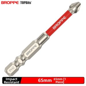BROPPE | Impact Resistant Strong Magnetic Anti-slip Hard Small Head Electric Screwdriver Hexagonal Handle