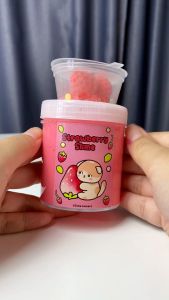 DIY CLAY STRAWBERRY SLIME BY SLIME BINTARO || CLAY SLIME || SLIME LUCU || SLIME BERKUALITAS || SLIME LUCU DAN BAGUS || SLIME PREMIUM