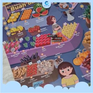 Poster Suara Edukasi Anak (belajar bahasa indonesia & Inggris)