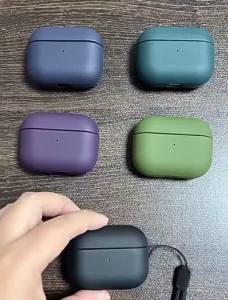 (2026) For AirPods Pro 3 Earphone Case with Cleaner Kit Leather Texture Full Body Protective Case for AirPods Pro 3rd Generation