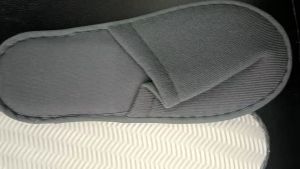 สีเทารองเท้าโรงแรม สลิปเปอร์กันลื่น คุณภาพดี แบบทิ้ง รองเท้าสลิปเปอร์ผ้า รองเท้าบ้าน คลีนิกเสริมความงาม คลีนิก