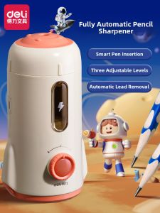 deli | Electric Pencil Sharpener Automatic For Kids