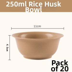 Eco-friendly Disposable Heat-resistant Plastic Home Use Rice Bowl