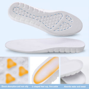 C.N. Air Cushion Insole Shock Absorption Sport Shoes Pad EVA Elastic Insoles for Men Women 1pair