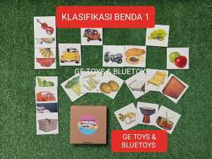 GAZ TOYS KARTU KLASIFIKASI BENDA 1/ MAINAN EDUKATIF ANAK