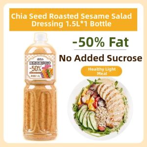 Chia Seeds Sesame Special Salad Dressing Zero Fat Vinegar Sauce Low Fat