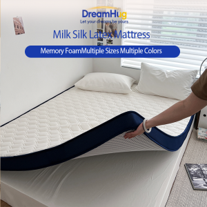 DreamHug Milk Silk Latex Mattress bed foam Gel Memory Foam Responsive Latex (Small/Single/Double/Queen/King Optional) Rolled Packaging Vacuum Packaging