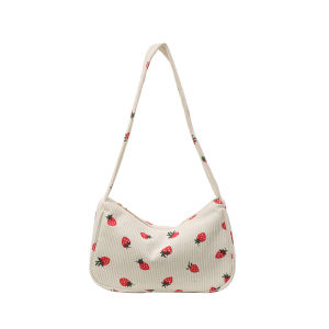 Túi Đeo Vai Đơn Giản Bằng Vải Nhung Cỡ Lớn Cho Học Sinh Và Nhân Viên Văn Phòng Túi Đeo Chéo Thường Ngày Thời Trang Mùa Hè 2025