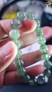 Collection Grade Brazil Thousand Layer Pyramid Phantom Quartz Bracelet
