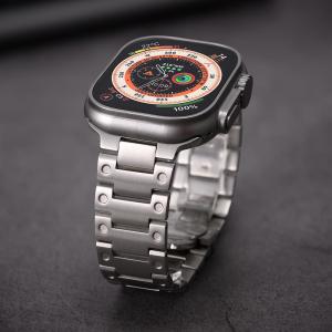 Luxury Titanium Strap for Apple Watch ultra 2 49mm Series 9 8 7 45mm 41mm Band For iWatch 6 5 4 se 3 44mm 42mm 38 40mm Bracelet