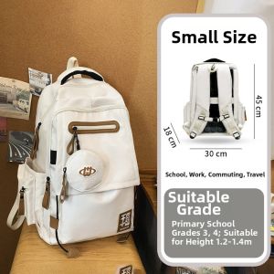 Protect Spine Reduce Burden School Backpack Large Capacity Commuting Simple Style