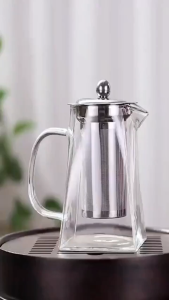 Glass Teapot with Infuser Tea Set Kettle Maker Infusers Jug Teaware Kitchen Dining Bar Home Tea Kit Glass Teapot Samovar