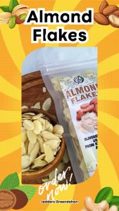 Greendahan Sliced Almonds (Flakes/Blanched) 250g - USA Brand