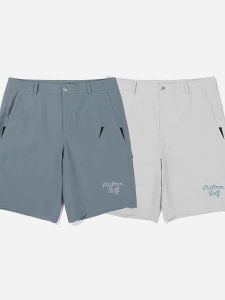 MLABON Mens Golf Shorts 5-Quarter Length Sporty Casual Versatile Summer New Fashion Mens Clothing Golf Apparel