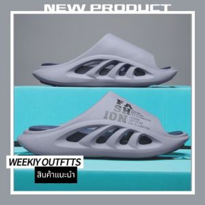 สินค้ายอดฮิต รองเท้าแตะแฟชั่นผู้ชาย งานยาง นิ่มใส่สบาย กันลื่นได้ดี รองรับน้ำหนักได้ดี ดีไซน์ใหม่ไม่ซ้ำใครแน่นอนจัดเลย