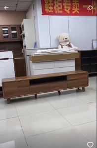 Same Day Install & Delivery TV Console Cabinet Solid Wood Floor Standing TV Console Chest Of Drawers SG Stock