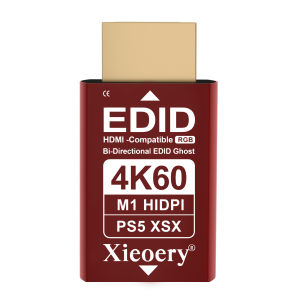 4K HDMI EDID Emulator 3840x2160 60Hz for Remote Access/KVM/Headless Server Stable Output & Wide EDID Support