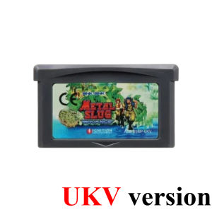 Bandai | Metal Slug GBA Game Card 32 Bit Video Game Cartridge Console Card for Metal Slug Advance for GBA USA UKV Version Classic Game