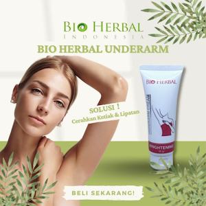 Pemutih Ketiak dan Selangkangan Alami Bio Herbal Underarm Deodoran Ketiak Untuk Perawatan Area Kulit Ketek Hitam Jadi Putih dan Mulus