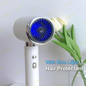 SAYAA Hair Dryer Blower With Nozzle And Fast Drying And Multi Wind Power With LED Light Inside