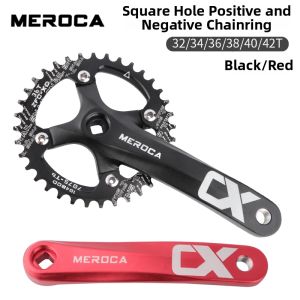 MEROCA | Bicycle Chainring 104mm BCD Square Hole Crank Single Plate