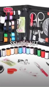 Set Alat Jahit Dompet Travel / Kotak Set Peralatan Jahit Portable / Set Alat Jahit 10 PCS / Needle Travel Sewing Box