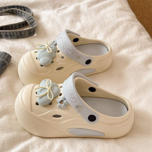 Anti-slip Thick-soled Cute Bow Sandals