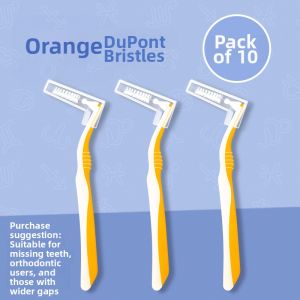 Toothguard | Orthodontic 4mm Superfine L-Shaped Interdental Brush