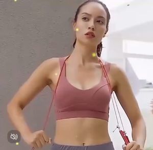 Steel core jump rope and TPU surface jump rope Knot-free fitness jumping rope burns fat and loses weight DNLT