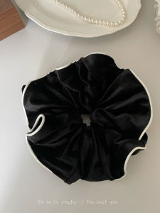 Large Velvet Hair Ties & Black Bowknot Hair Bands: A Guide to Stylish Women's Head Ropes