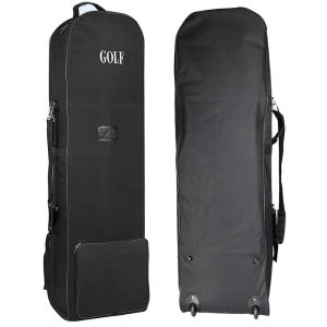 Large Capacity Soft Golf Travel Bag Practical 600D Foldable Pulley Bag Golf Club Bags Storage Pouch