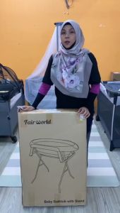 Fairworld: Foldable Baby Bathtub With Stand