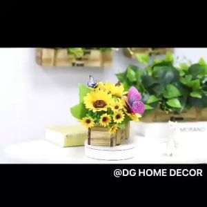 Giỏ Hoa Để Bàn Lẵng Hoa Giả Nhiều Mẫu Mã Trang Trí Để Bàn Kệ Tủ Bàn Làm Việc Bàn Học DG-213