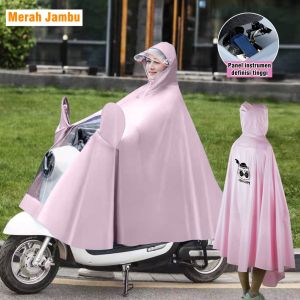 COD Jas Hujan ponco 2 Kepala Bonceng Full Body - Jas Hujan Motor Dewasa Penutup spion GRATIS PAKING BUBLE WRAB