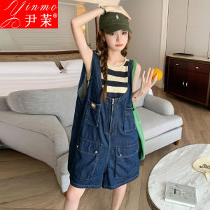 Womens Utility Overalls Shorts Loose Wide Leg Retro Style Slimming High Waist Casual Pants Commute Fashion Summer 2023
